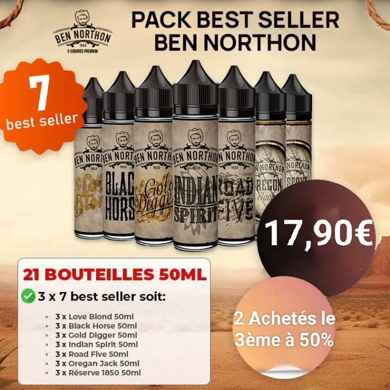 Nouveau Pack E-Liquide  Best seller Spécial Tabac Ben Northon, La Seyne-sur-Mer, ALPHA X